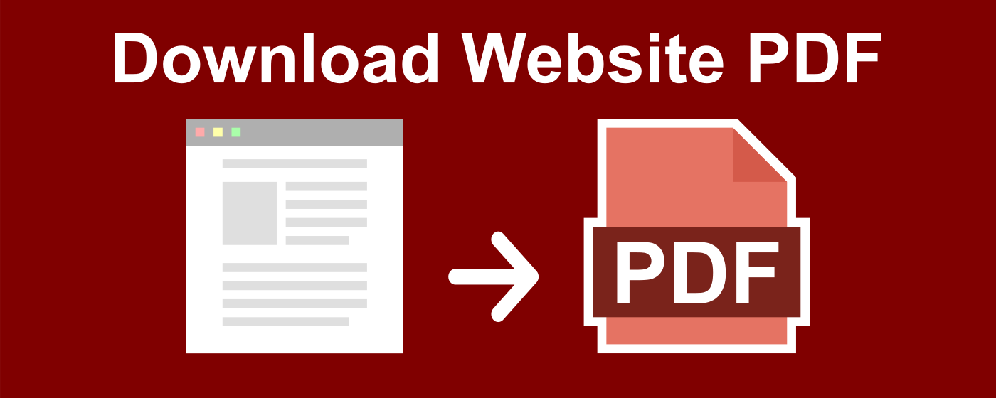 Download Website PDF is Now Live in the Chrome Web Store